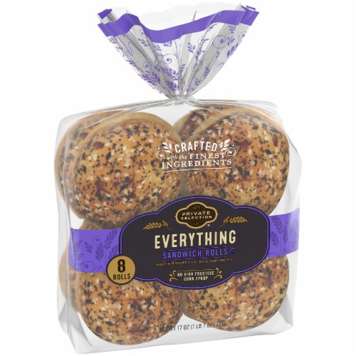 Private Selection® Everything Sandwich Rolls Perspective: left
