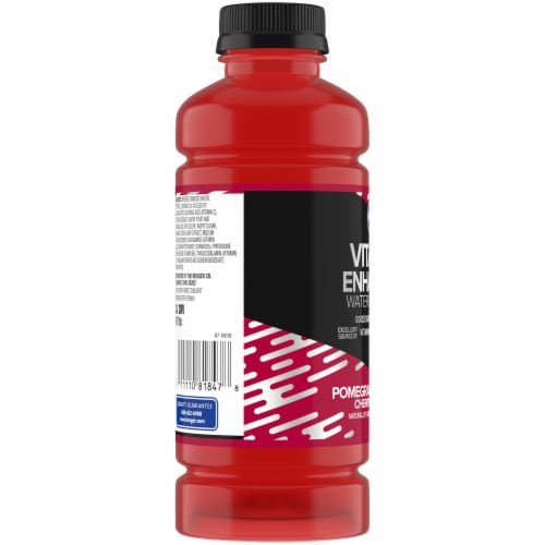 Kroger® Vitamin Enhanced Pomegranate Cherry Bottled Water Perspective: left