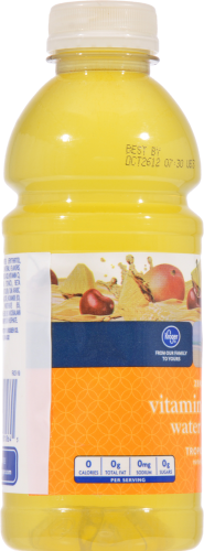 Kroger® Vitamin Enhanced Tropical Splash Bottled Water Perspective: left