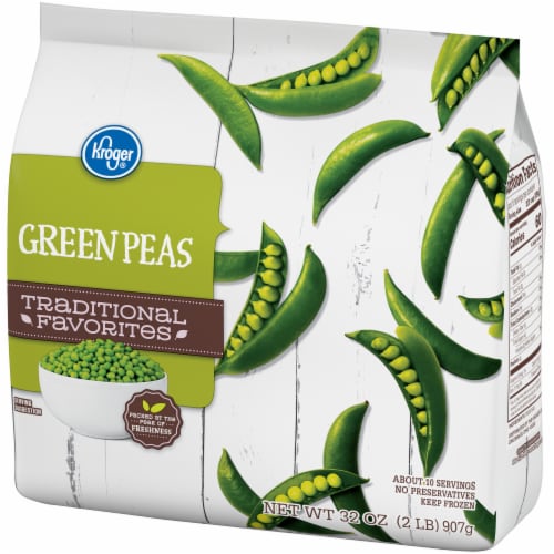 Kroger® Traditional Favorites Frozen Green Peas Perspective: left