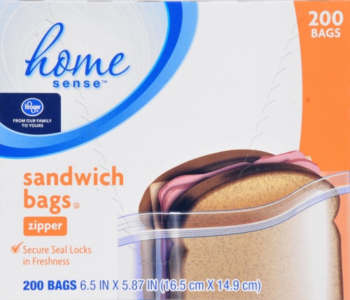 Kroger®  Recloseable Sandwich Bags Perspective: left