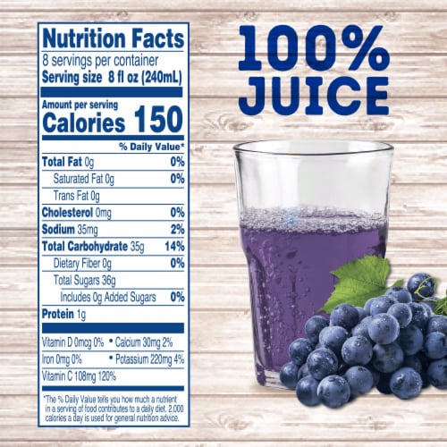 Kroger® 100% Grape Juice Perspective: left