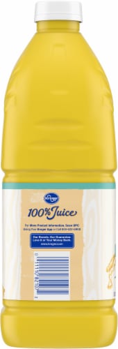 Kroger® No Sugar Added 100% Pineapple Juice Perspective: left