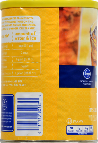 Kroger® Sweetened Lemon Instant Iced Tea Mix Perspective: left