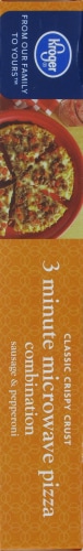 Kroger® 3 Minute Microwave Combination Pizza Perspective: left