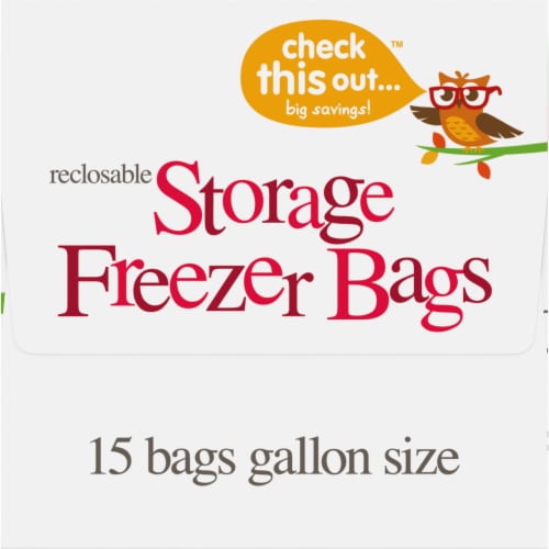 check this out…™ Gallon Storage Freezer Bags Perspective: left