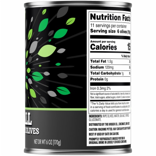 Kroger® Small Pitted Ripe Olives Perspective: left