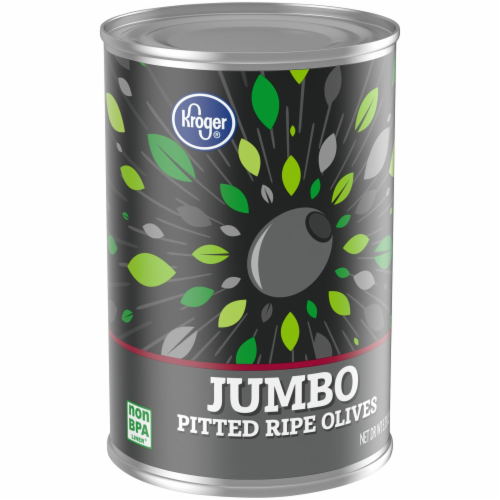 Kroger® Jumbo Pitted Ripe Olives Perspective: left