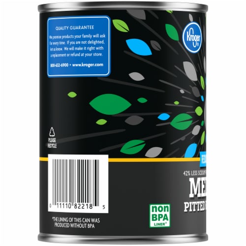 Kroger® Reduced Sodium Medium Pitted Ripe Olives Perspective: left