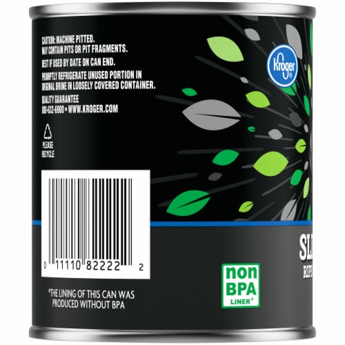 Kroger Sliced Black Ripe Olives Perspective: left