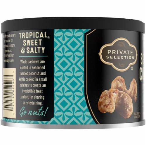 Private Selection® Salted Kettle Cooked Coconut Cashews Perspective: left