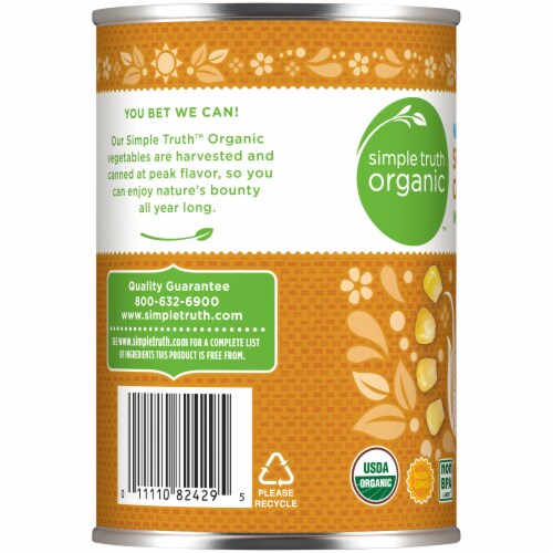 Simple Truth Organic™ No Salt Added Whole Kernel Super Sweet Corn Perspective: left