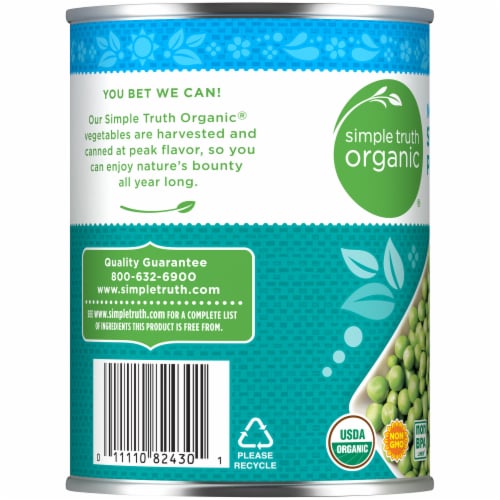 Simple Truth Organic™ No Salt Added Sweet Peas Perspective: left