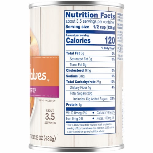 Kroger® Canned Apricot Halves in Heavy Syrup Perspective: left