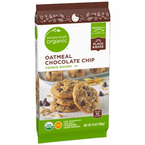 Simple Truth Organic™ Oatmeal Chocolate Chip Cookie Dough Perspective: left