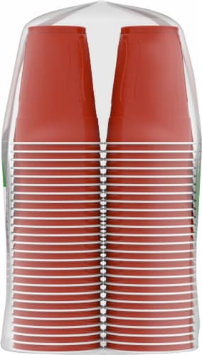 Solo Plastic Cups, Squared, 18 Ounce - 100 cups