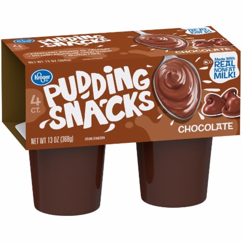 Kroger® Chocolate Pudding Snacks Perspective: left