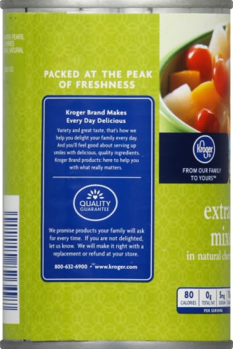 Kroger® Extra Cherry Mixed Fruit in Light Syrup Perspective: left