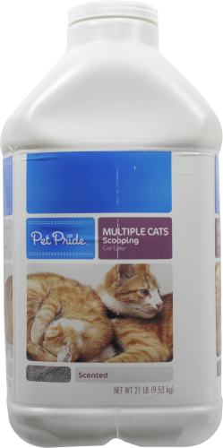 Pet Pride™ Multiple Cats Scooping Scented Cat Litter Perspective: left