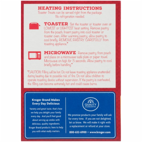 Kroger® Unfrosted Strawberry Toaster Treats 8 Count Perspective: left