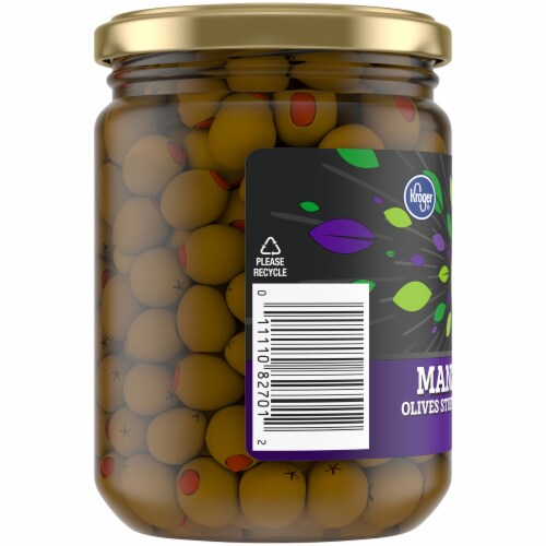 Kroger® Manzanilla Olives Stuffed with Pimiento Perspective: left