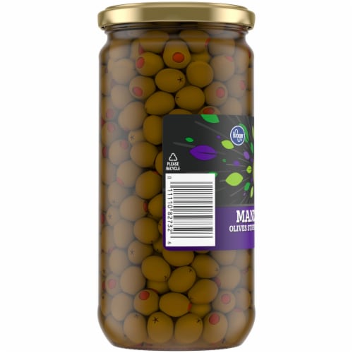 Kroger® Manzanilla Olives Stuffed with Pimiento Perspective: left