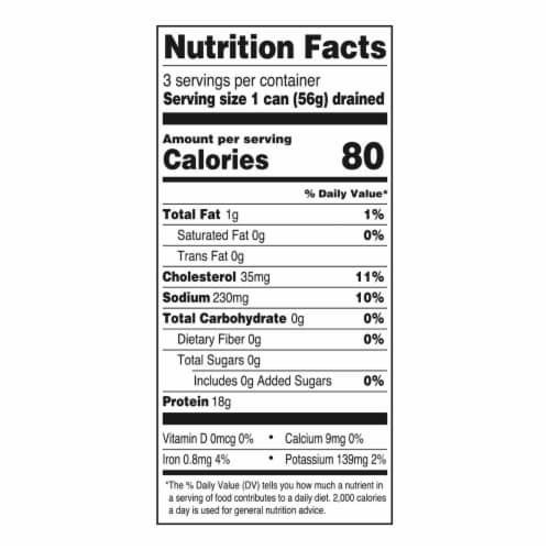 Kroger® Chunk Light Tuna® in Water Perspective: left