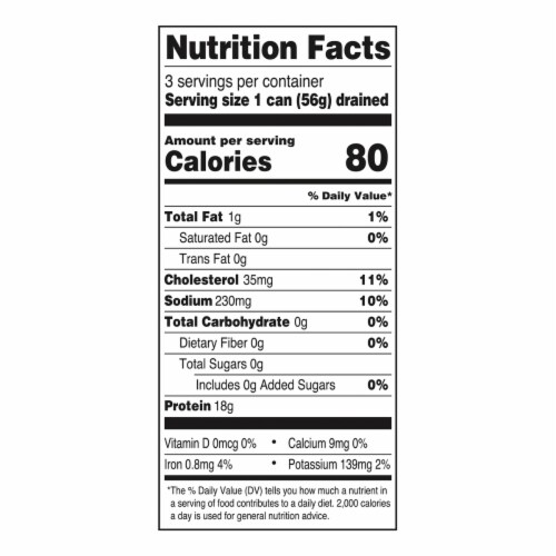 Kroger® Wild Caught Chunk Light Tuna in Water Perspective: left