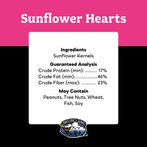 Nature's Song® Premium Sunflower Hearts Perspective: left