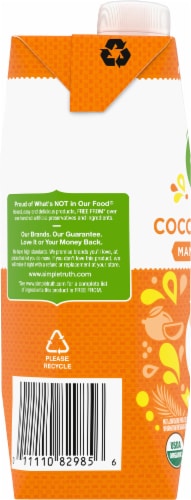 Simple Truth Organic™ Mango Flavored Coconut Bottled Water Perspective: left
