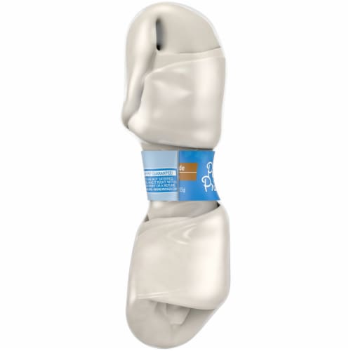 Pet Pride® Natural Rawhide Dog Bone Perspective: left
