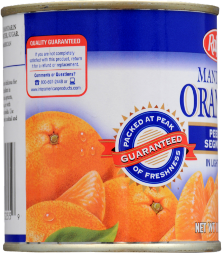 Ralphs Mandarin Oranges Peeled Segments in Light Syrup Perspective: left