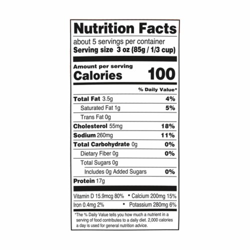 Kroger® Wild Caught Canned Alaskan Pink Salmon Perspective: left