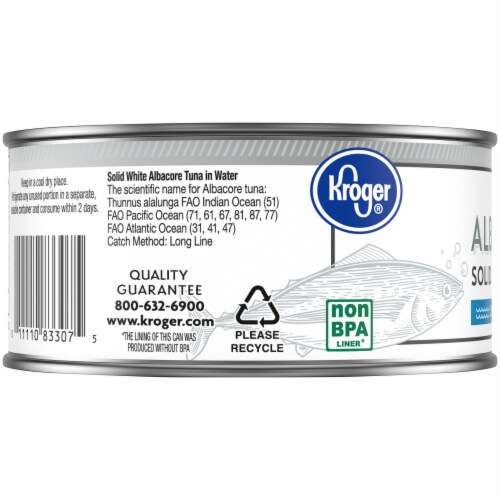 Kroger® Solid White Wild Caught Albacore Tuna in Water Perspective: left