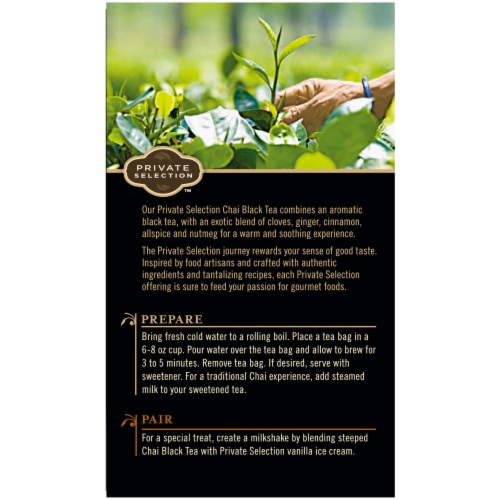 Private Selection™ Chai Black Tea Perspective: left
