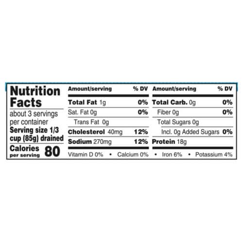 Kroger® Wild Caught Chunk Light Tuna in Water Perspective: left