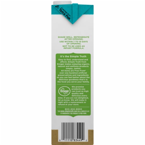 Simple Truth™ Unsweetened Vanilla Almond Milk Perspective: left