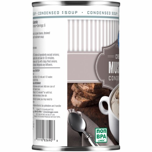 Kroger® Cream of Mushroom Condensed Soup Perspective: left