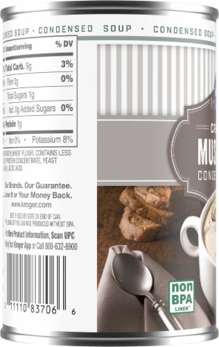 Kroger® Cream of Mushroom Condensed Soup Perspective: left