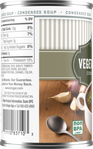 Kroger® Vegetable Beef Condensed Soup Perspective: left