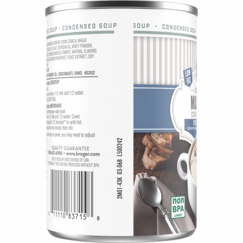 Kroger® 98% Fat Free Cream of Mushroom Condensed Soup Perspective: left