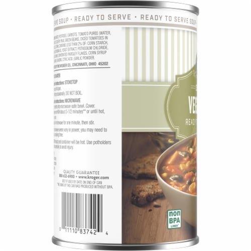 Kroger® Chunky Vegetable Soup Perspective: left