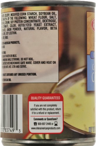 Ralphs Cream of Celery Soup Perspective: left