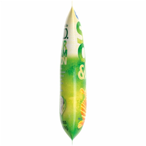 Kroger® Sour Cream & Onion Wavy Potato Chips Perspective: left