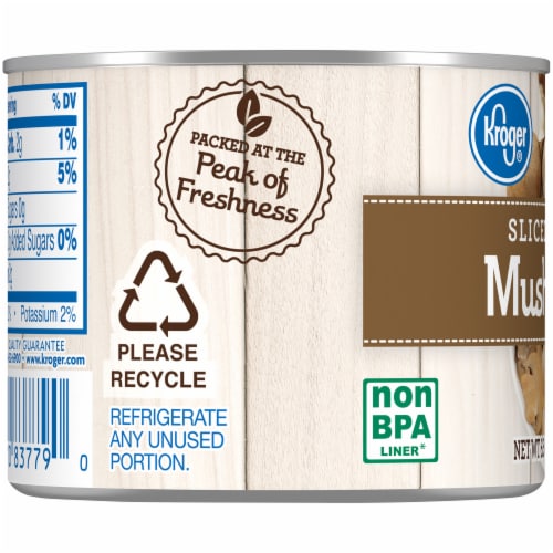 Kroger® Sliced Canned Button Mushrooms Perspective: left