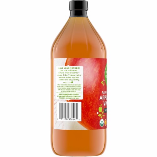 Simple Truth Organic™ Raw Unfiltered Apple Cider Vinegar with Mother Perspective: left