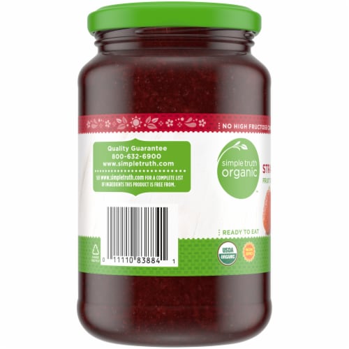 Simple Truth Organic™ Strawberry Fruit Spread Perspective: left