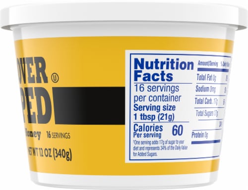 Kroger® Whipped Pure Clover Honey Tub Perspective: left