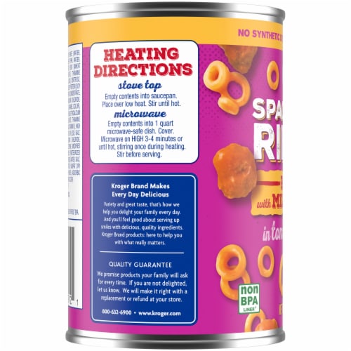 Kroger® Spaghetti Rings Pasta with Meatballs Perspective: left