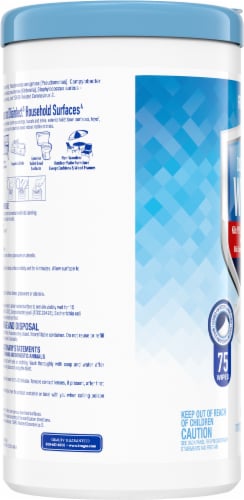 Kroger® Disinfecting Wipes Fresh Scent 75 Count Perspective: left